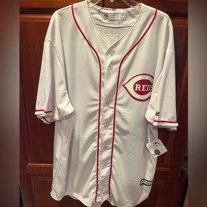 Joey Votto Majestic White and Red  Jersey Men’s size XXL